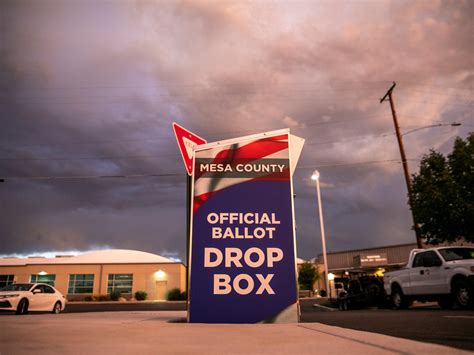 ballot drop box grand junction|mesa county voting district.